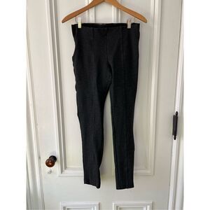 NWT Jones New York charcoal gray pleated leggings S